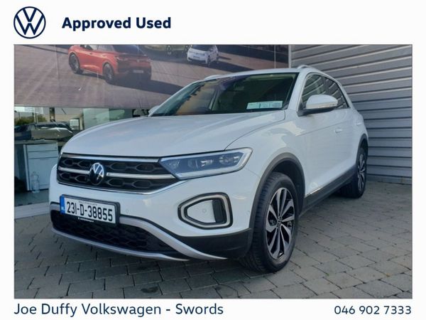 Volkswagen T-Roc SUV, Petrol, 2023, White
