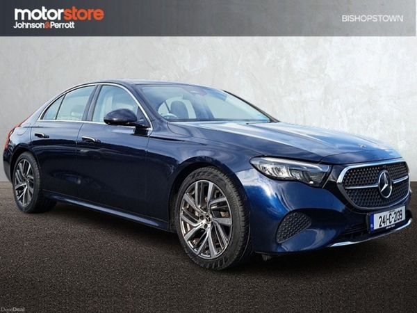 Mercedes-Benz E-Class Saloon, Diesel Hybrid, 2024, Blue