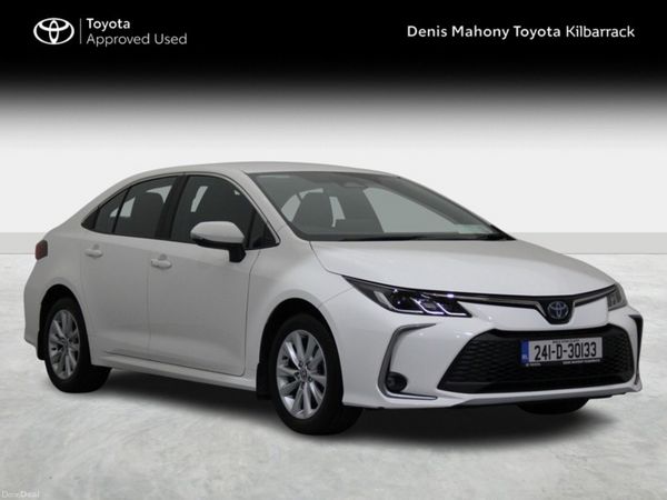 Toyota Corolla Saloon, Petrol Hybrid, 2024, White