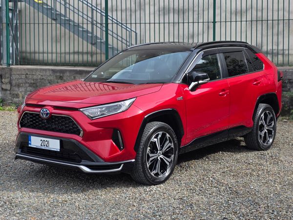 Toyota RAV4 SUV, Petrol Plug-in Hybrid, 2021, Red