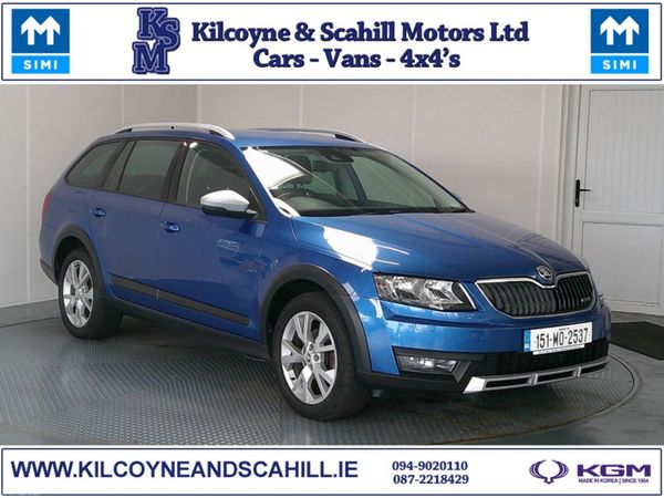 Skoda Octavia Estate, Diesel, 2015, Blue