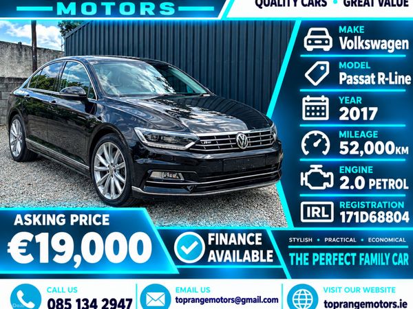 Volkswagen Passat Saloon, Petrol, 2017, Black