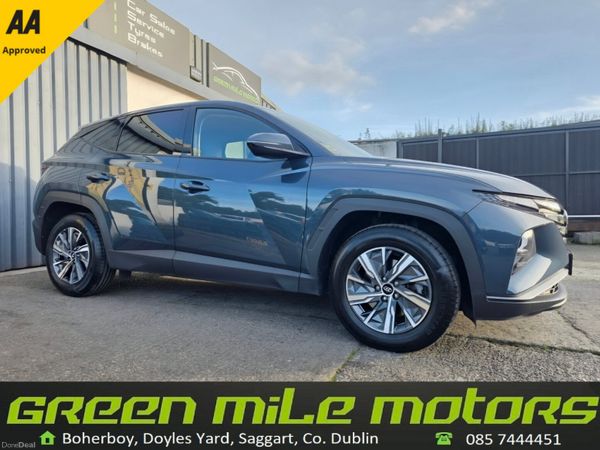 Hyundai Tucson SUV, Petrol Hybrid, 2021, Blue