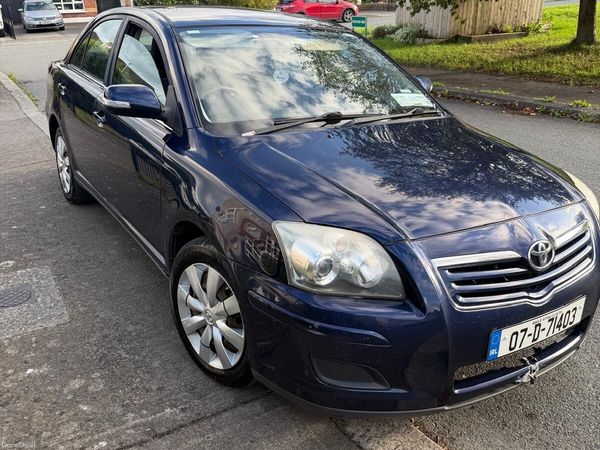 Toyota Avensis Saloon, Petrol, 2007, Blue