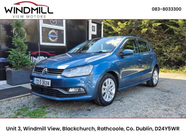 Volkswagen Polo Hatchback, Petrol, 2017, Blue