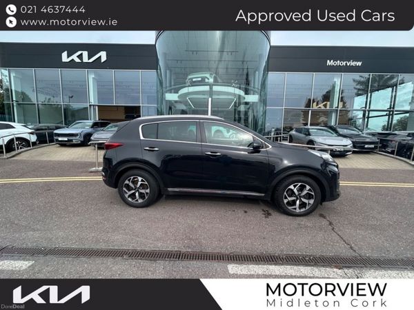 Kia Sportage SUV, Diesel Hybrid, 2021, Black