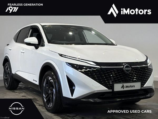 Nissan Qashqai SUV, Petrol Hybrid, 2025, White