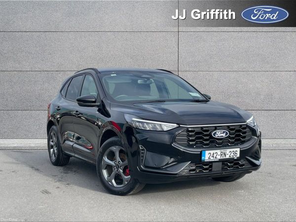 Ford Kuga SUV, Petrol Plug-in Hybrid, 2024, Black