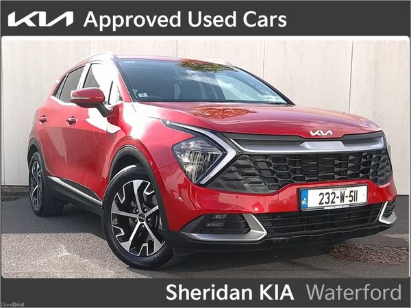 Kia Sportage SUV, Diesel Hybrid, 2023, Red