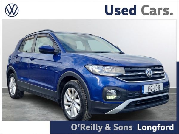Volkswagen T-Cross SUV, Petrol, 2019, Blue