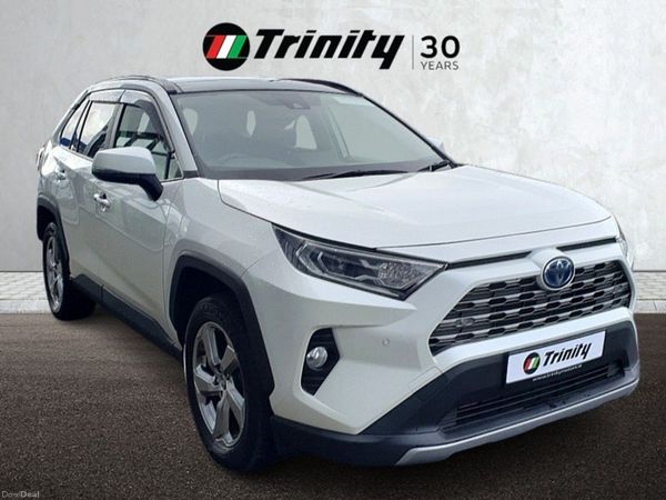 Toyota RAV4 SUV, Petrol Hybrid, 2021, White