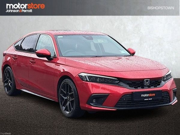 Honda Civic Hatchback, Petrol Hybrid, 2024, Red