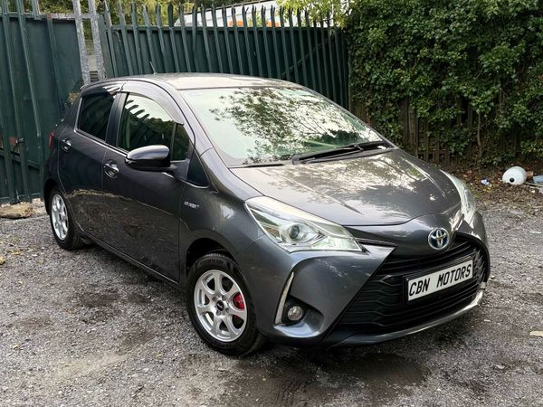 Toyota Vitz Hatchback, Petrol Hybrid, 2018, Grey