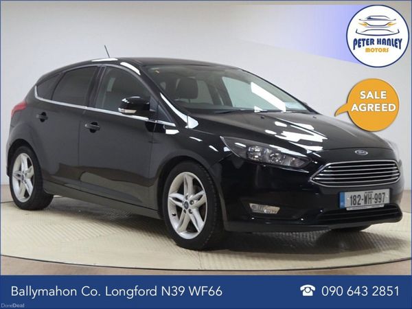 Ford Focus Hatchback, Diesel, 2018, Black