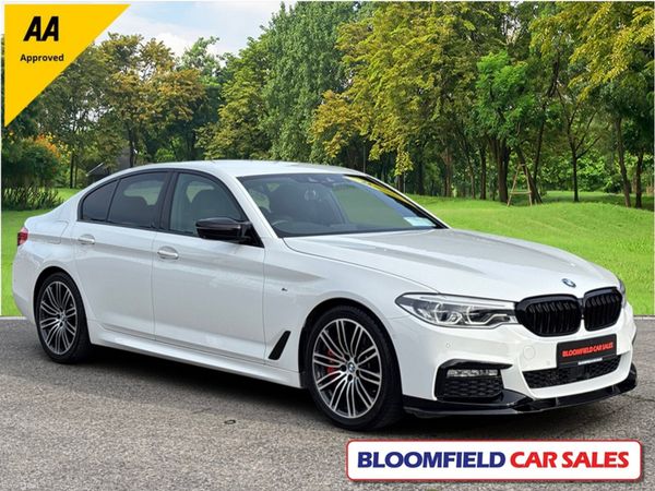 BMW 5-Series Saloon, Diesel, 2017, White