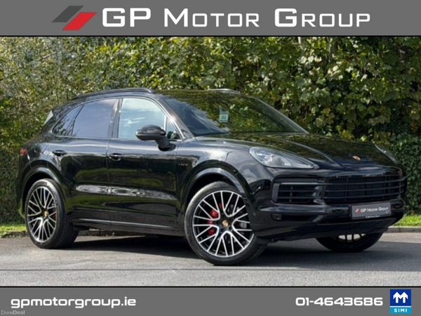 Porsche Cayenne Estate, Petrol Plug-in Hybrid, 2020, Black