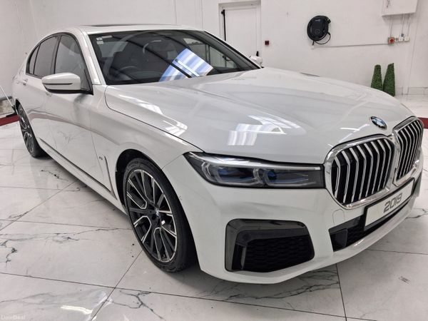 BMW 7-Series Saloon, Petrol Hybrid, 2019, White