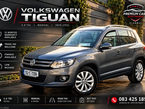 Volkswagen Tiguan SUV, Diesel, 2015, Grey