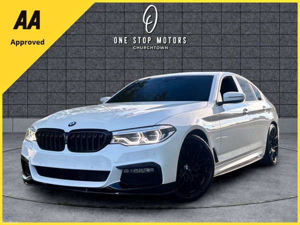 BMW 5-Series Saloon, Diesel, 2018, White