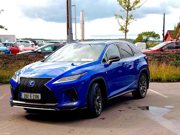 Lexus RX SUV, Petrol Hybrid, 2020, Blue