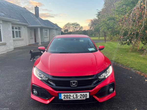 Honda Civic Hatchback, Petrol, 2020, Red