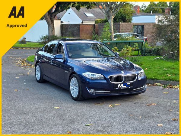 BMW 5-Series Saloon, Diesel, 2012, Blue
