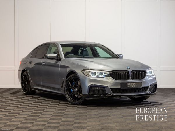 BMW 5-Series Saloon, Petrol Plug-in Hybrid, 2019, Blue