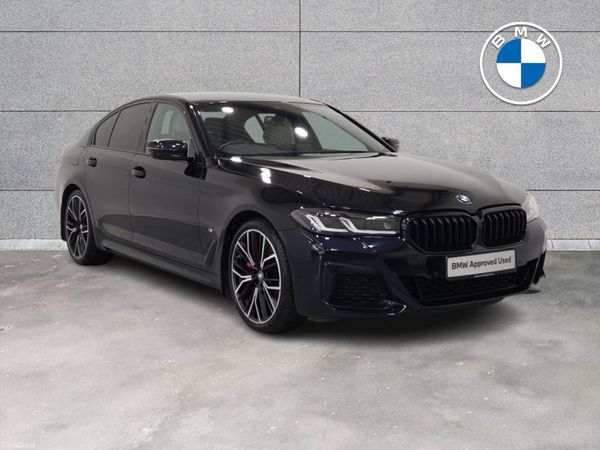 BMW 5-Series Saloon, Diesel Hybrid, 2023, Black