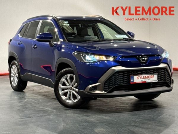 Toyota Corolla Cross SUV, Petrol Hybrid, 2024, Blue