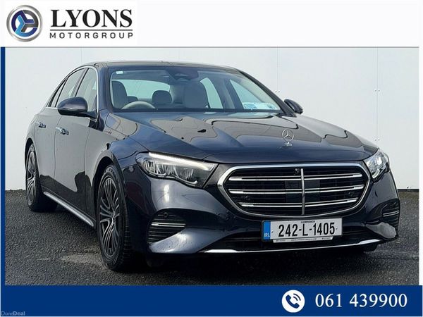 Mercedes-Benz E-Class Saloon, Diesel Hybrid, 2024, Blue