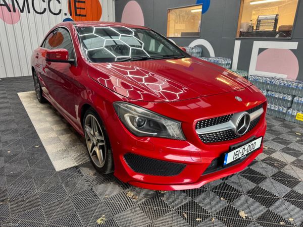 Mercedes-Benz CLA Saloon, Petrol, 2015, Red