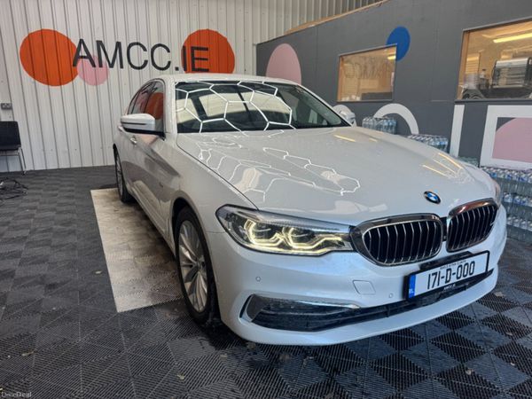 BMW 5-Series Saloon, Diesel, 2017, White