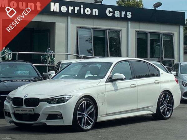 BMW 3-Series Saloon, Petrol Plug-in Hybrid, 2018, White
