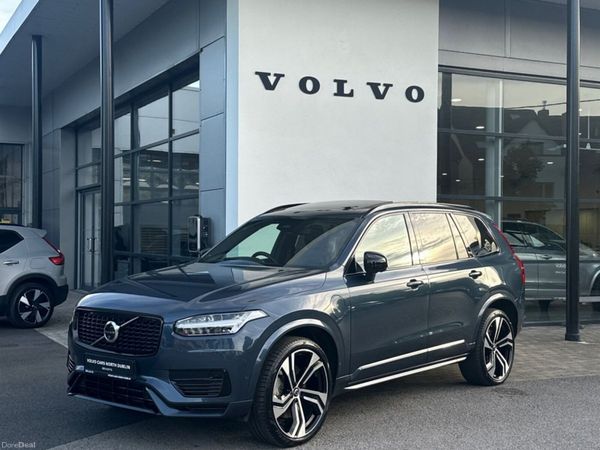 Volvo XC90 SUV, Petrol Plug-in Hybrid, 2024, Blue