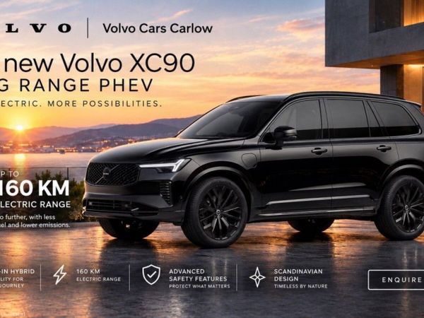 Volvo XC90 SUV, Petrol Plug-in Hybrid, 2027, Black