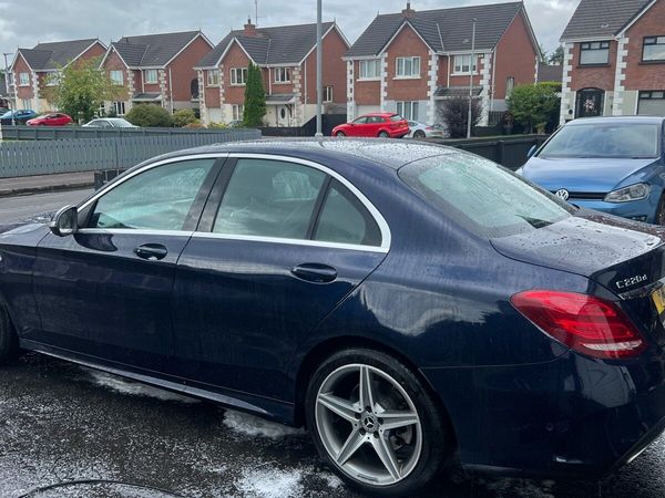 Mercedes-Benz C-Class Saloon, Diesel, 2018, Blue