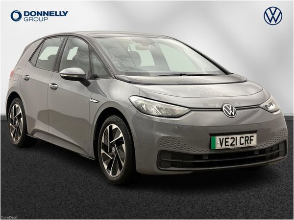 Volkswagen ID.3 Hatchback, Electric, 2021, Grey