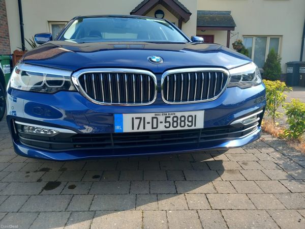 BMW 5-Series Saloon, Diesel, 2017, Blue