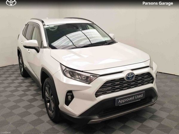 Toyota RAV4 SUV, Petrol Hybrid, 2023, White