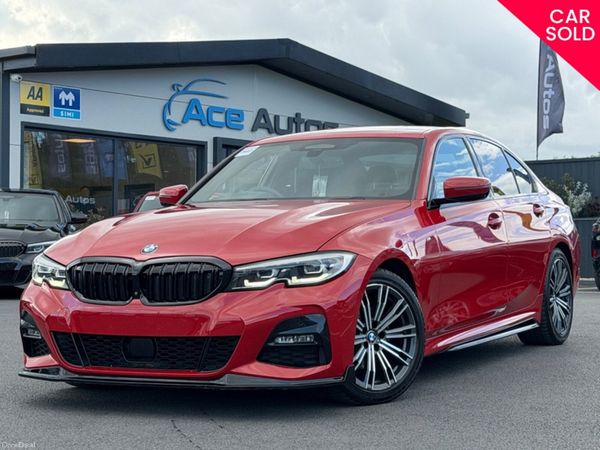 BMW 3-Series Saloon, Diesel, 2021, Red