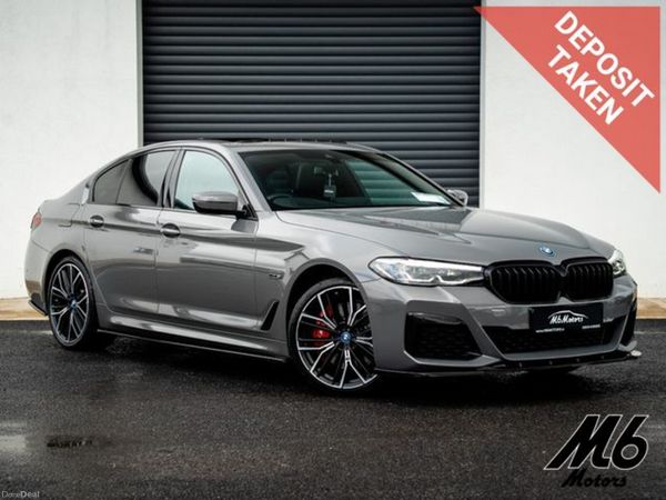 BMW 5-Series Saloon, Petrol Plug-in Hybrid, 2022, Grey
