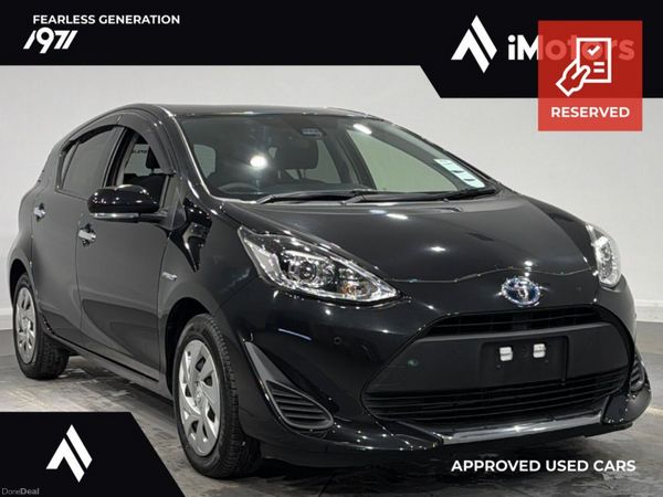 Toyota Aqua Hatchback, Petrol Hybrid, 2020, Black