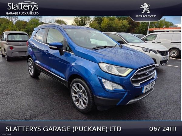 Ford EcoSport SUV, Petrol, 2018, Blue