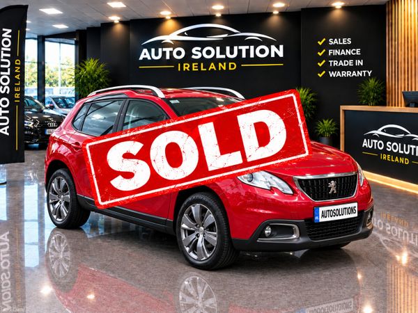 Peugeot 2008 Hatchback, Diesel, 2017, Red