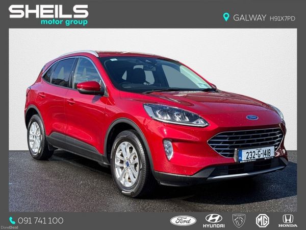 Ford Kuga SUV, Petrol Plug-in Hybrid, 2023, Red