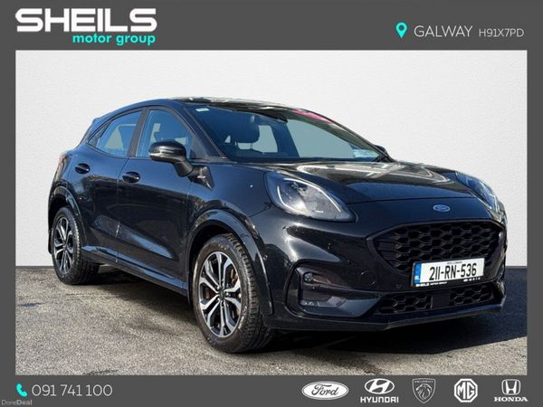 Ford Puma MPV, Petrol Hybrid, 2021, Black