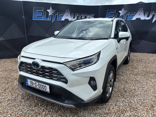Toyota RAV4 SUV, Petrol Hybrid, 2019, White