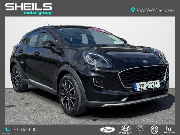 Ford Puma MPV, Petrol Hybrid, 2022, Black
