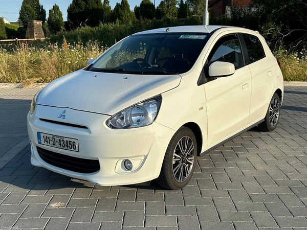 Mitsubishi Mirage Hatchback, Petrol, 2014, White