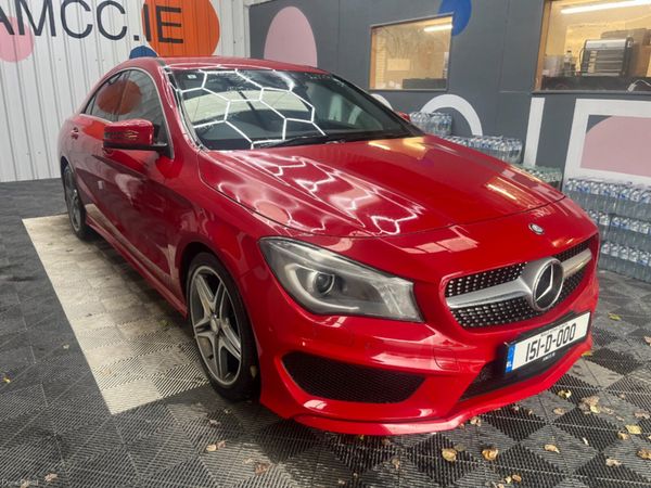 Mercedes-Benz CLA Saloon, Petrol, 2015, Red